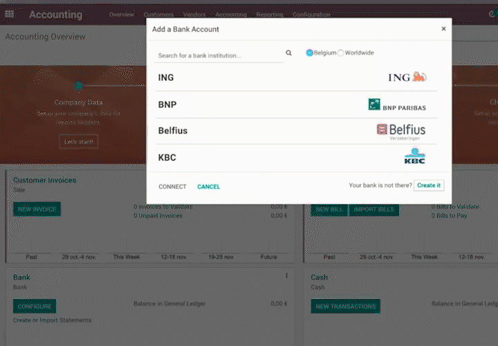 Odoo Accounting screenshot & Video