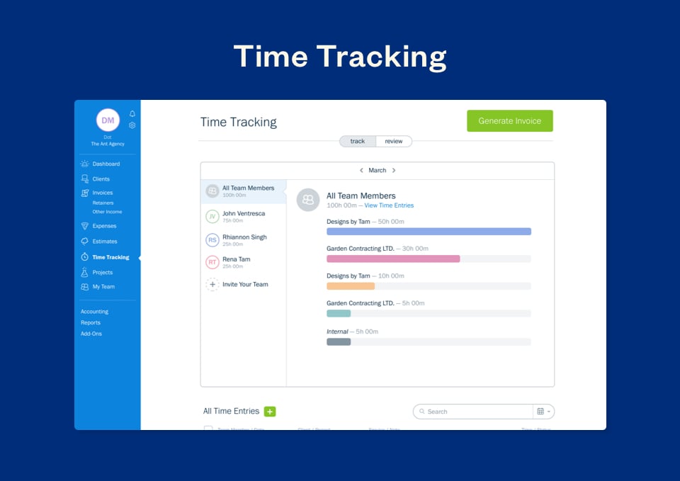 FreshBooks screenshot & Video