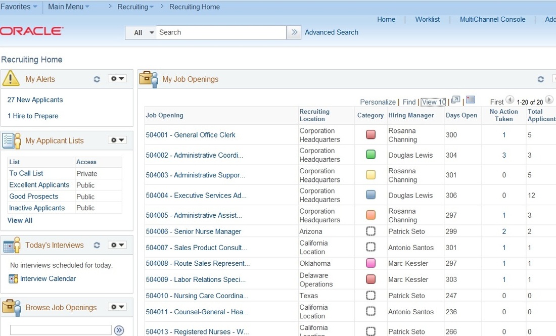 Oracle PeopleSoft screenshot & Video