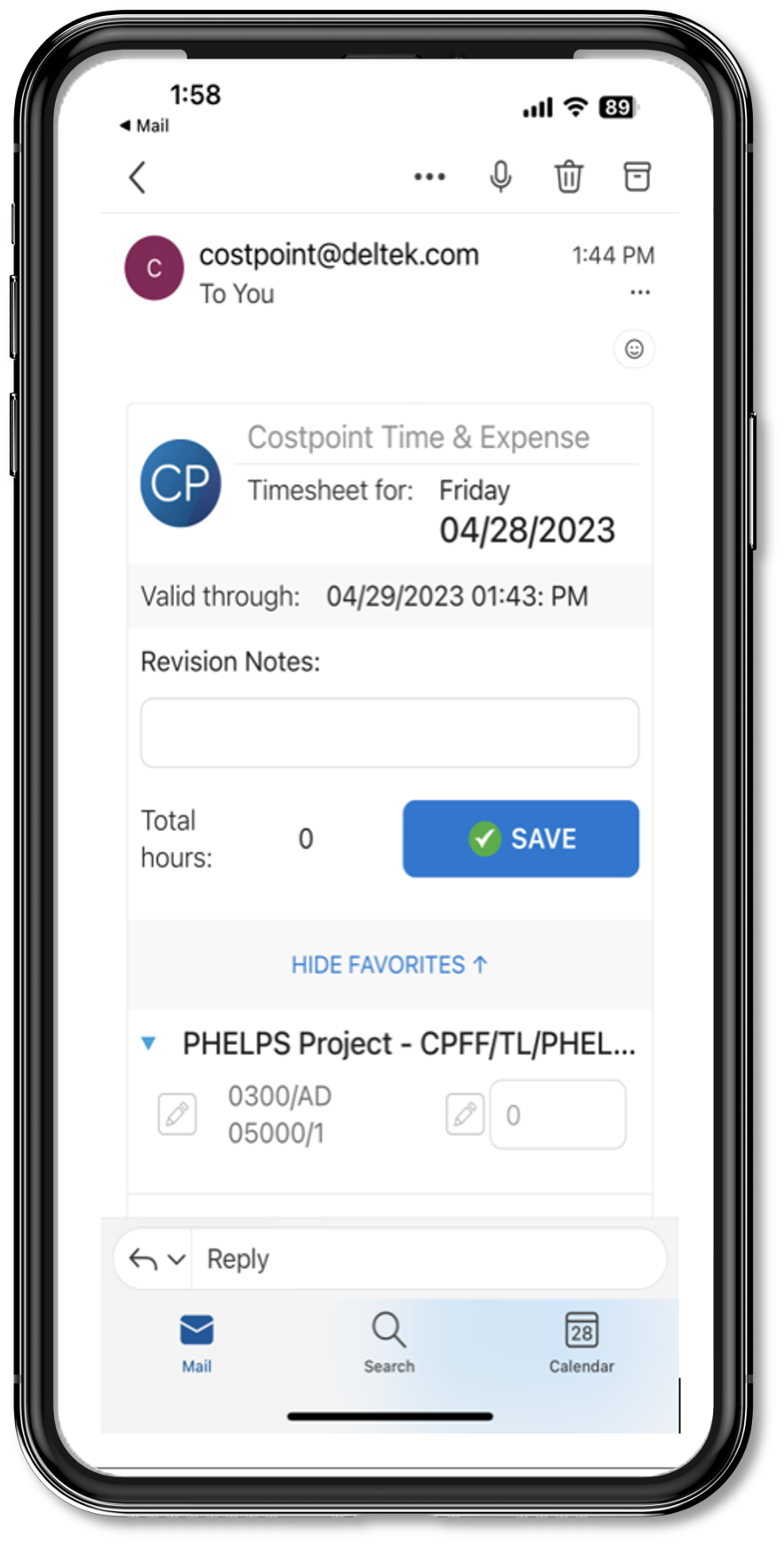 Deltek Costpoint screenshot & Video