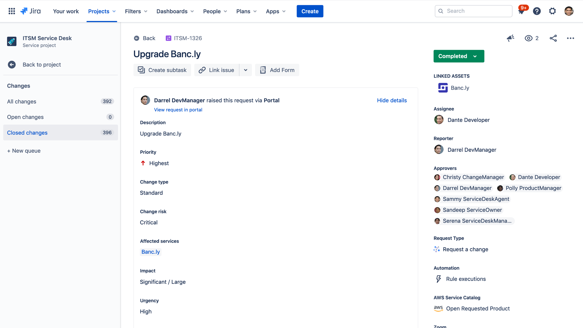 Jira Service Management screenshot & Video