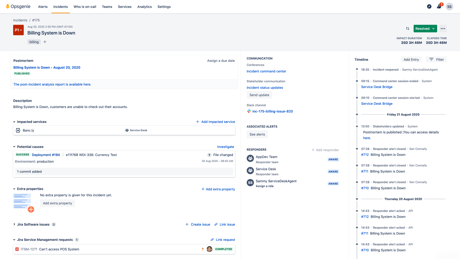 Jira Service Management screenshot & Video