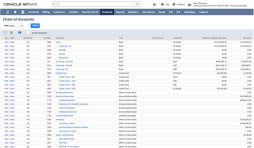 NetSuite screenshot & Video