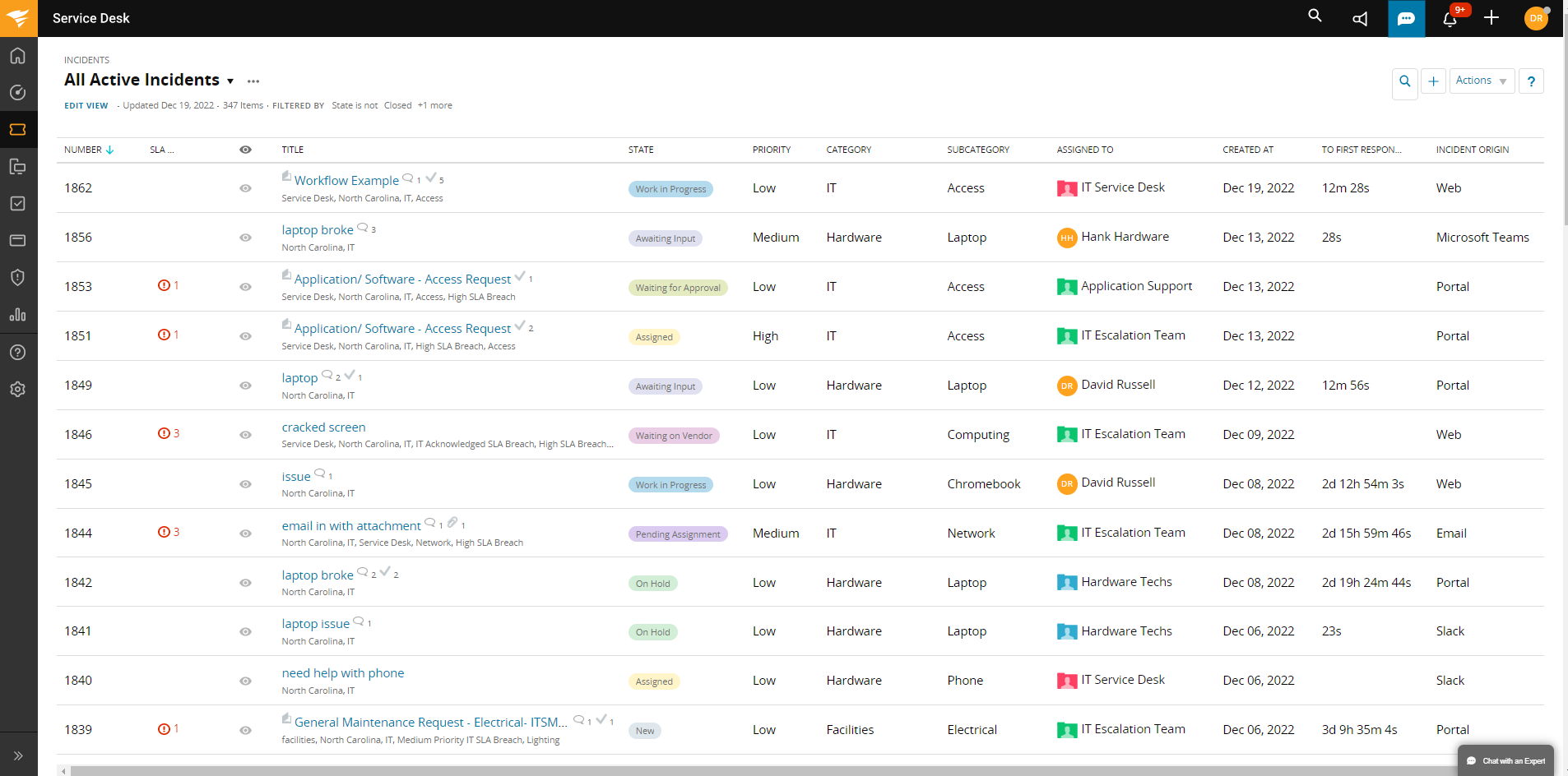 SolarWinds Service Desk screenshot & Video